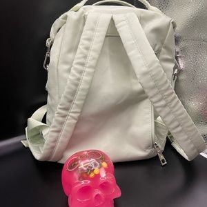 medium back pack purse very minty green